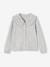 Gilet fille col à strass gris chiné 1 - vertbaudet enfant 