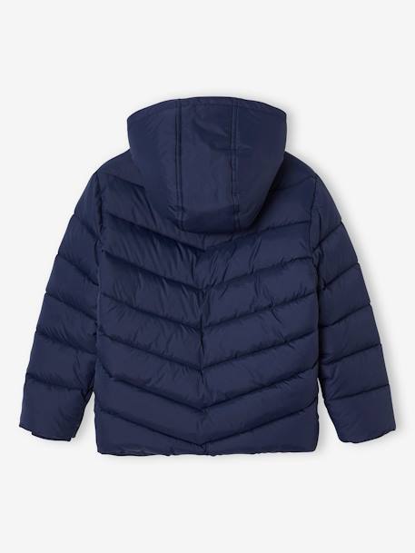 Doudoune garçon à capuche doublée sherpa spécial ski marine 3 - vertbaudet enfant 