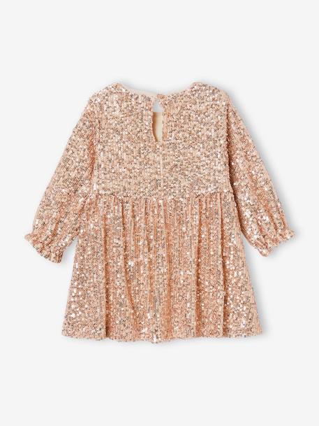 Robe bébé fille à sequins noël argent+or 13 - vertbaudet enfant 
