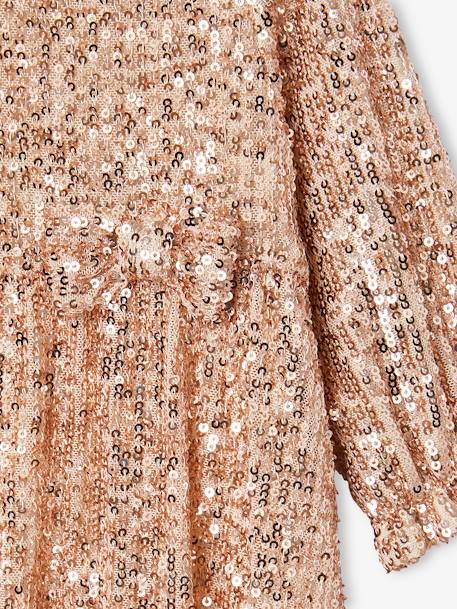 Robe bébé fille à sequins noël argent+or 14 - vertbaudet enfant 