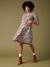 Robe de grossesse imprimée fleurs fil brillant marine 1 - vertbaudet enfant 