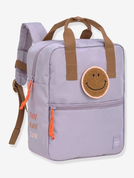 Mini Sac à dos carré Little Gang mauve 1 - vertbaudet enfant 