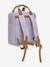 Mini Sac à dos carré Little Gang mauve 2 - vertbaudet enfant 