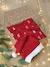 Coffret Noël sweat et bonnet bébé rouge 1 - vertbaudet enfant 