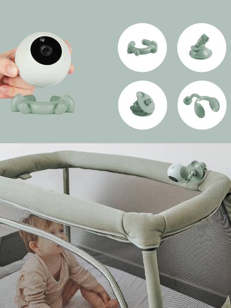 Babyphone Caméra Nomade YOO GO+ HD vert 2 - vertbaudet enfant 