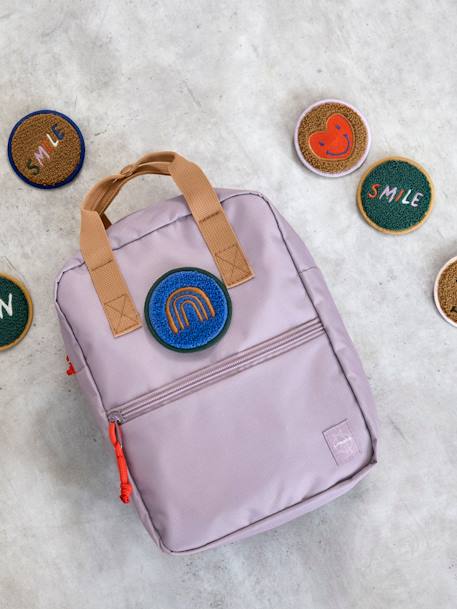 Mini Sac à dos carré Little Gang mauve 5 - vertbaudet enfant 
