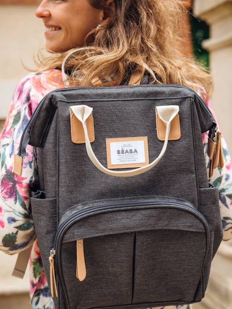 Sac à dos à langer Wellington Blue marine+gris chiné+vert sauge 9 - vertbaudet enfant 