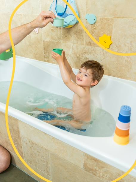 Tasses empilables silicone multicolore 2 - vertbaudet enfant 
