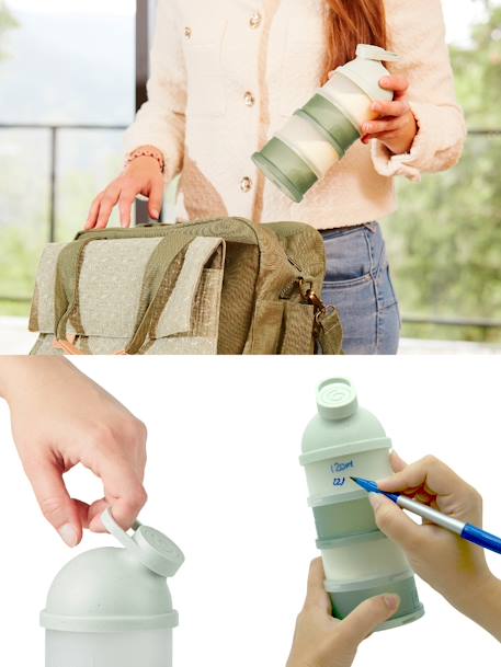 Babydose ergonomique beige+vert 7 - vertbaudet enfant 