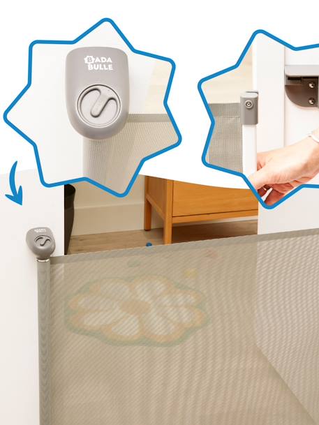 Barrière rétractable Safe & Roll gris 3 - vertbaudet enfant 