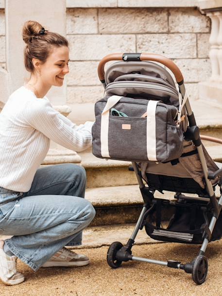 Sac à langer Paris Bleu+Dusty pink+gris chiné+Pearl grey 8 - vertbaudet enfant 
