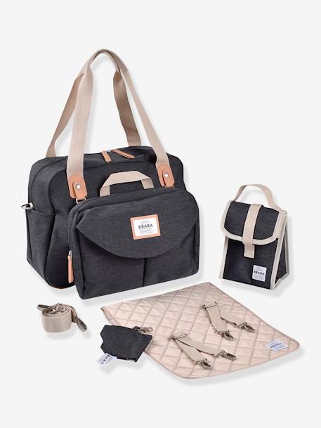 Sac à langer Genève II Bleu marine+Cherry Blossom+gris chiné+Gris chiné+Vert sauge 17 - vertbaudet enfant 