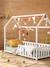 Lit enfant cabane 70x140 cm blanc 1 - vertbaudet enfant 