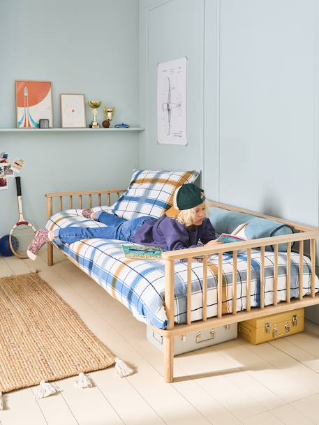 Lit enfant évolutif en bois massif Mikado bois 3 - vertbaudet enfant 