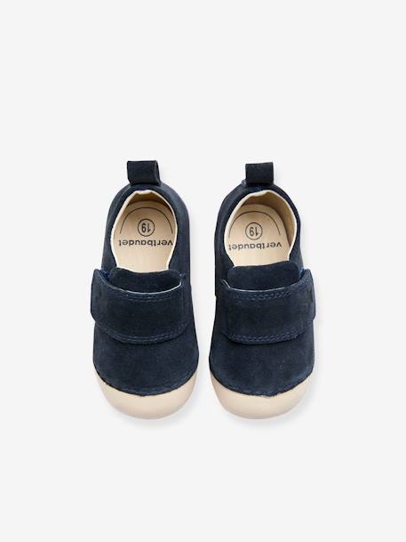 Chaussons souples scratchés bébé marine 2 - vertbaudet enfant 