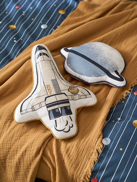 Lot de 2 coussins Space bleu imprimé 1 - vertbaudet enfant 