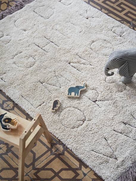 Tapis lavable ABC - écru 1 - vertbaudet enfant 