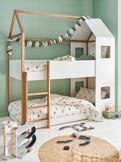 Lit enfant cabane superposé  - vertbaudet enfant