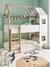 Lit enfant cabane superposé blanc 1 - vertbaudet enfant 