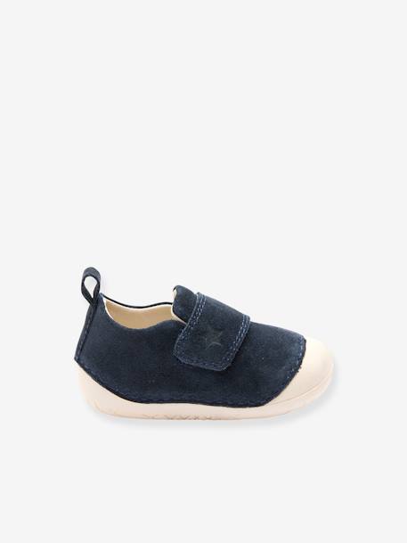 Chaussons souples scratchés bébé marine 3 - vertbaudet enfant 