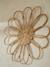 Lot de 5 fleurs murales en rotin beige 2 - vertbaudet enfant 