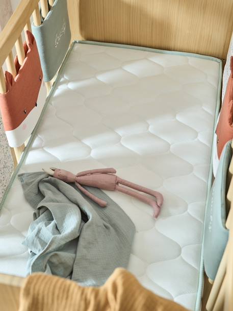 Matelas bébé mousse recyclée thermorégulateur traité Passerelle® blanc 3 - vertbaudet enfant 