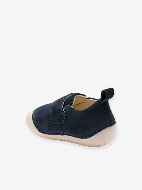 Chaussons souples scratchés bébé marine 4 - vertbaudet enfant 