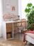 Bureau enfant CHEVRONS blanc/bois 1 - vertbaudet enfant 