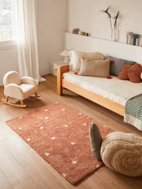 Tapis Mini Dot noisette 1 - vertbaudet enfant 