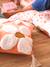 Coussin carré fleurs à pompons mandarine 2 - vertbaudet enfant 