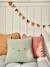Coussin animal en gaze de coton personnalisable cannelle+rose+vert sauge 15 - vertbaudet enfant 