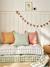 Coussin animal en gaze de coton personnalisable cannelle+rose+vert sauge 16 - vertbaudet enfant 