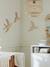 Lot de 3 hirondelles murales marron+ROSE CLAIR UNI 1 - vertbaudet enfant 