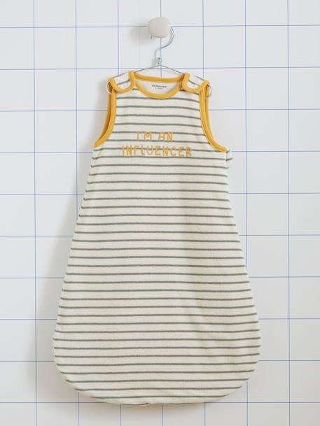 Gigoteuse été en éponge SUMMER DREAMS rayé vert 1 - vertbaudet enfant 