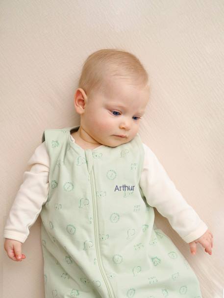 Gigoteuse été ouverture centrale personnalisable BALI jaune imprimé+rose imprimé+vert imprimé 11 - vertbaudet enfant 