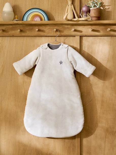 Gigoteuse en polaire ALASKA gris+kaki+marine+moutarde+rose+vert 1 - vertbaudet enfant 