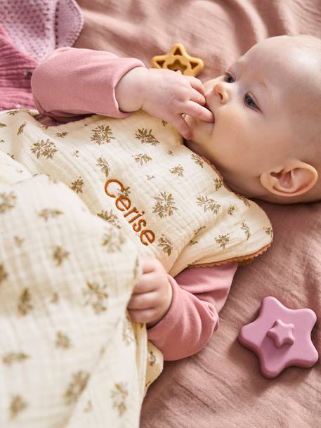 Gigoteuse en gaze de coton personnalisable GRENIER écru / multicolore 2 - vertbaudet enfant 