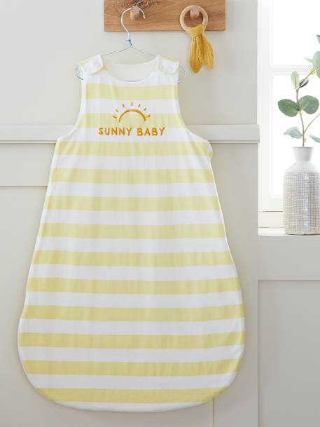 Gigoteuse été BÉBÉ D'ÉTÉ jaune+rayé bleu+vert 2 - vertbaudet enfant 