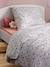 Parure housse de couette et taie d'oreiller RAINBOW FLOWERS blanc imprimé 1 - vertbaudet enfant 