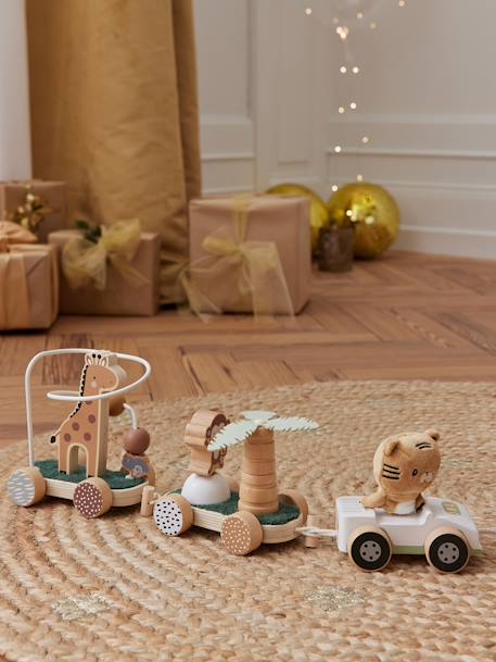 Train d'éveil en bois FSC® - TANZANIE bois 3 - vertbaudet enfant 