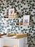 Lot de 2 étagères livres blanc/bois+ROSE+VERT 10 - vertbaudet enfant 