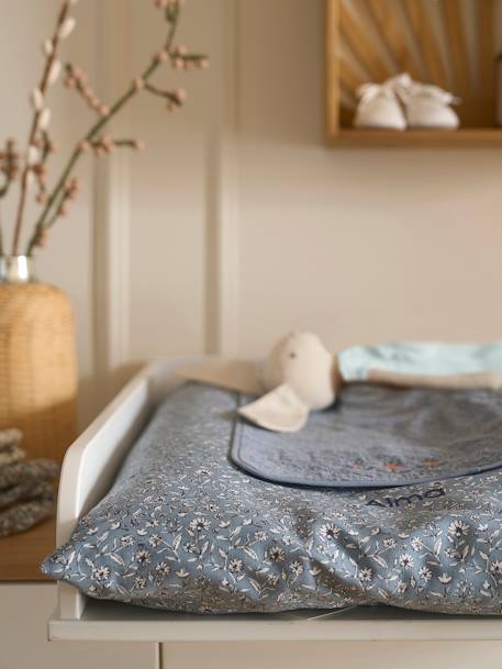 Matelas à langer personnalisable INDIA bleu imprimé 5 - vertbaudet enfant 