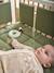 Tour de lit / tour de parc pare-chocs en gaze de coton uni olive+taupe 3 - vertbaudet enfant 