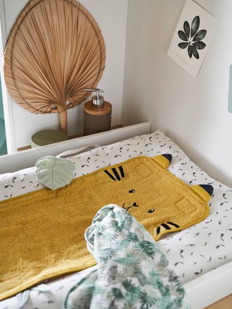 Matelas à langer et 2 tapis de change personnalisable HANOÏ écru / multicolore 7 - vertbaudet enfant 