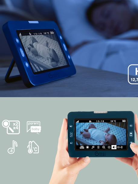 Babyphone video Yoo Master + HD - bleu 3 - vertbaudet enfant 
