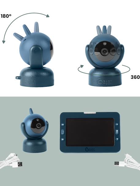 Babyphone video Yoo Master + HD - bleu 4 - vertbaudet enfant 