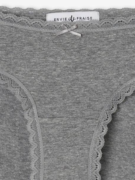 Lot de 3 shorties de grossesse en coton bio ENVIE DE FRAISE rose pâle 6 - vertbaudet enfant 