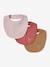 Lot 3 bavoirs naissance en gaze de coton lot bleu+lot rose 9 - vertbaudet enfant 