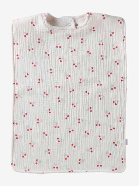 Lot de 2 bavoirs en gaze de coton CHERRY Cherry 2 - vertbaudet enfant 