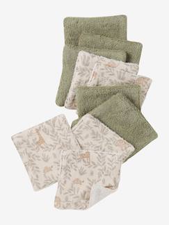 Linge de maison et décoration-Linge de bain-Lot de 10 lingettes lavables